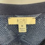 Kori America B5259 Blue Sweatshirt star print sz M Photo 2