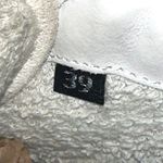 P448 Thea Platform Mahlia Mixed Suede Leather Sneakers Gold Heel Women's 39 8.5 Photo 10