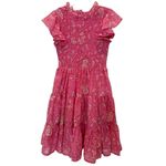 J.Marie The Rosie Ruched Smocked Mini Dress Pink Size XS Photo 1