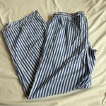Victoria's Secret Vintage  PINK Blue Striped Pajama Pants Photo 4