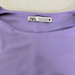 ZARA  Light Purple Long Sleeve Bodysuit Photo 3