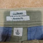 L.L.Bean Favorite Fit Olive Green Shorts Size 4 Regular Organic Cotton Spandex Photo 7