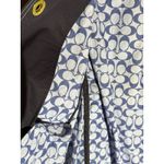 Coach  Navy Blue Trench Coat Gold Buttons Lined Women Size 4 Photo 4