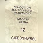 New York & Co. Women’s NY & Co mid rise denim jean shorts - dark blue wash - size 12 - stretchy Photo 4