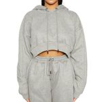 Naked Wardrobe All Good In The Hoodie
Size XL NWOT Drawstring Heather Gray Photo 0