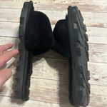 UGG  Cozette Slippers Women’s Size 7 Black House Indoor Shoes Photo 8