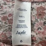 Angels Floral Cottagecore Garden Girl Romantic Gauzy Womens Flowy Top Large Pink Photo 9