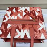 Michael Kors MK Kenly Large Logo Tote Bag - Sherbert Multi Photo 5