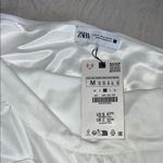 ZARA  White Ruffle Hem Dress‎ Photo 1