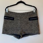 Ladakh  | Tweed Sparkly Shorts Metallic Gold Black Size 8 Photo 0