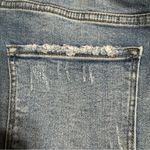 Vervet Sienna Super High Rise Denim Shorts Blue Photo 7