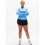 Athleta New  M Momentum Seamless Top Cornflower Blue Medium Regular Photo 2