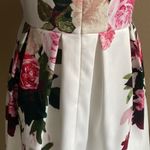Vince Camuto Luxurious Gorgeous soft structured fit and flare roses dress size 6 Photo 6