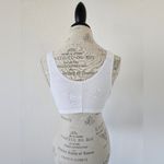 Leading Lady White Cotton Front Closure Bra Size 40F Photo 2