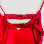 Fleur du mal red poppy colored silk handkerchief hem dress NWT. Size 10 Photo 6