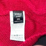 SheIn Plus Raglan Sleeve Cable Knit Sweater Dress Without Belt Photo 5