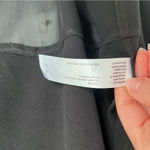 Eileen Fisher  black silk drape front cardigan Photo 2