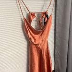 White Fox Boutique - never left you terracotta mini dress  Photo 0