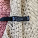 Torrid Tri-color Tan Pink Ombré Knit Ruana Poncho Sweater Photo 7