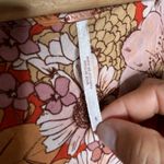 Free People Womens Under Wraps Floral Faux Wrap Mini Dress Balloon Sleeve Size 6 Photo 2