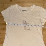 Brandy Melville John Galt  One Size fits XS-S Women's Teen Girl Cream Tee Shirt Photo 4