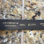 Liz Claiborne  Blue Lizard Embossed Genuine Leather Belt #2654 Womens Small VTG Photo 8