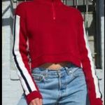 Brandy Melville red thick cropped sweater Photo 1
