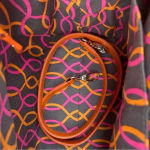 Vera Bradley Jazzy Blooms Purse Handbag Leather Handle Kiss Lock Closure Wallet Photo 3