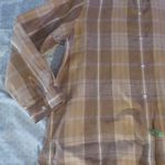 Liz Claiborne Claiborne Collection Women Brown Long Sleeve Button-Down Linen Shirt 16 Photo 2