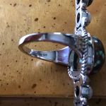 Royston Blue Horizon Turquoise Sterling Silver Pearl Ring Size 7 Photo 5