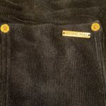 Michael Kors stretch cotton velvet corduroy jeans.Black with gold threads.Size S Black Photo 1
