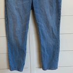 Abercrombie & Fitch Abercrombie Fitch TheSkinny HighRise Jeans Distressed Hem Curve Love Blue 29 EUC Photo 6