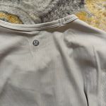 Lululemon  all it takes ribbed long sleeve light vapor size 6 Photo 2