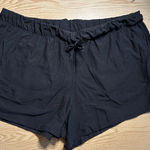 Athletic Works New Women’s Casual Shorts Elastic Waistband Black size XXXL (22) Photo 0