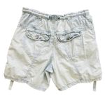 Free People  Moon Bay Parachute Shorts XS NWOT Cargo Utility Low Rise Harem Blue Photo 4