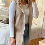 Dylan Tan Fuzzy Vest Photo 0