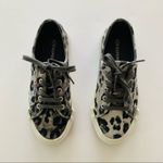 Superga  Cheetah Print Sneakers Gray Velvet Women's Size 36 US 6 Photo 1