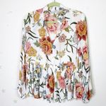 Loft  Floral long sleeve blouse Photo 10