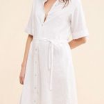 Ripe Maternity Molly Shirt Dress‎ White Size M Photo 0