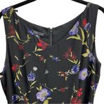 Harold’s Vintage Silk Women’s Floral Maxi Dress Size 10 Black Photo 4
