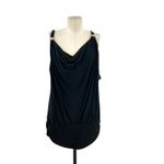 MiracleSuit  Luxe Tankini Underwire Top Swim Gold‎ Black Size US 16 Photo 2