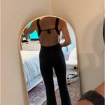 Free People  Black Denim Jumpsuit Photo 1