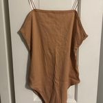 Wild Fable Tan Spaghetti Strap Bodysuit Photo 0
