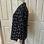 Foxcroft  black embroidered hearts blouse Photo 7