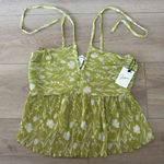 Japna  Lime Floral Camisole Photo 0