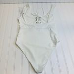Love Tree  White Lace Top 1 Pc Swimsuit Sz Medium Photo 1