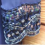 Calvin Klein NWT  Blue Beaded Dress Photo 3