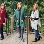 Susan Graver NWOT  weekend jersey knit relaxed‎ cardigan size XL Photo 1