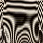 Calvin Klein  black and white striped bell sleeve shirt in xl Photo 4