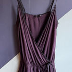 Kiki de Montparnasse Modal Blend Wrap Teddy w/ Black Silk Trim, Sz XS Purple Photo 0